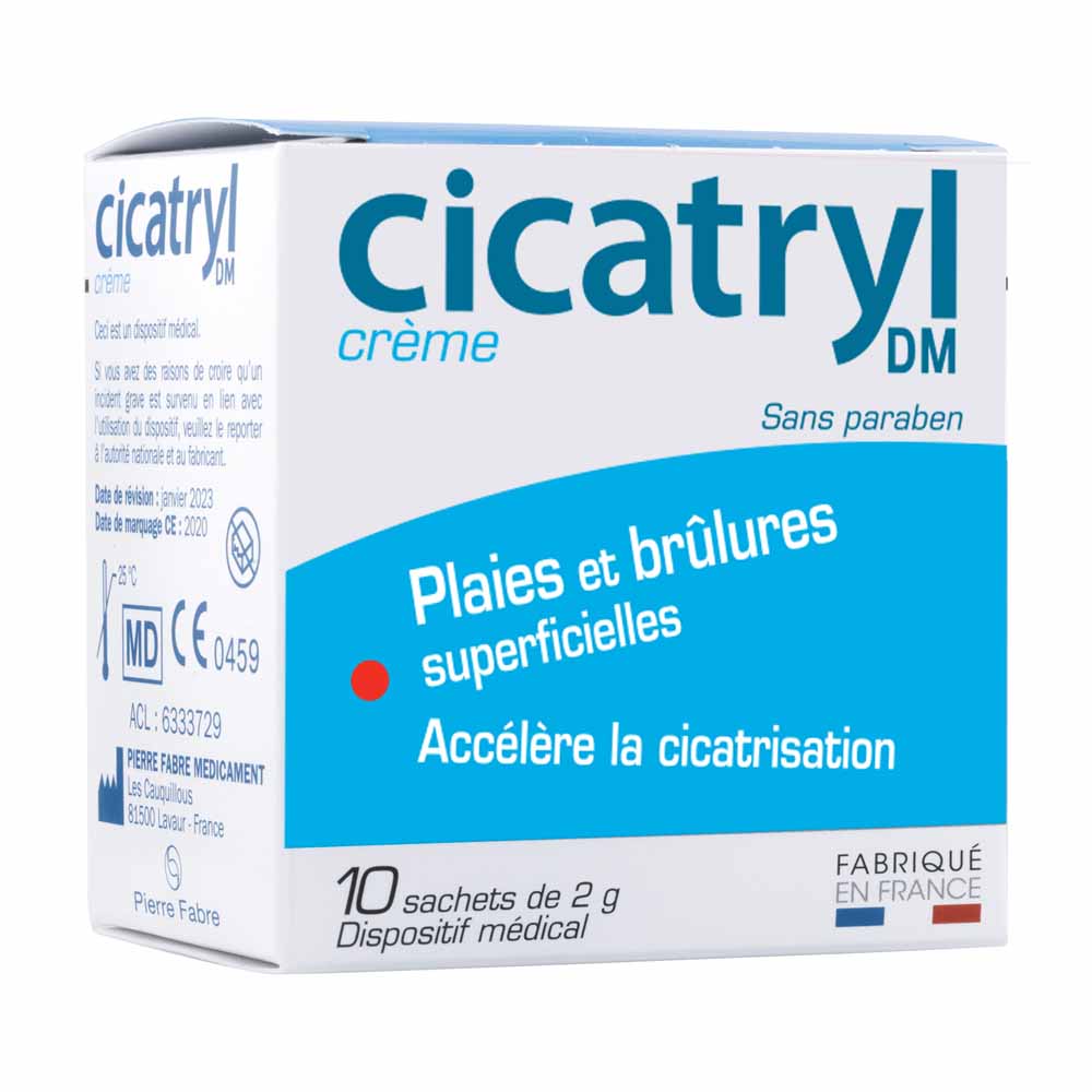 Pierre Fabre Cicatryl crema heridas y rozaduras superficiales 10 sobres