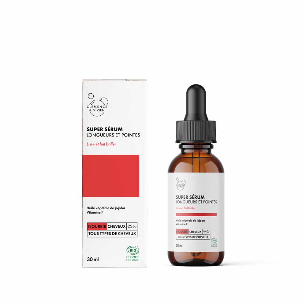 Clemence&Vivien Super suero para largos y puntas orgánicos 30 ml