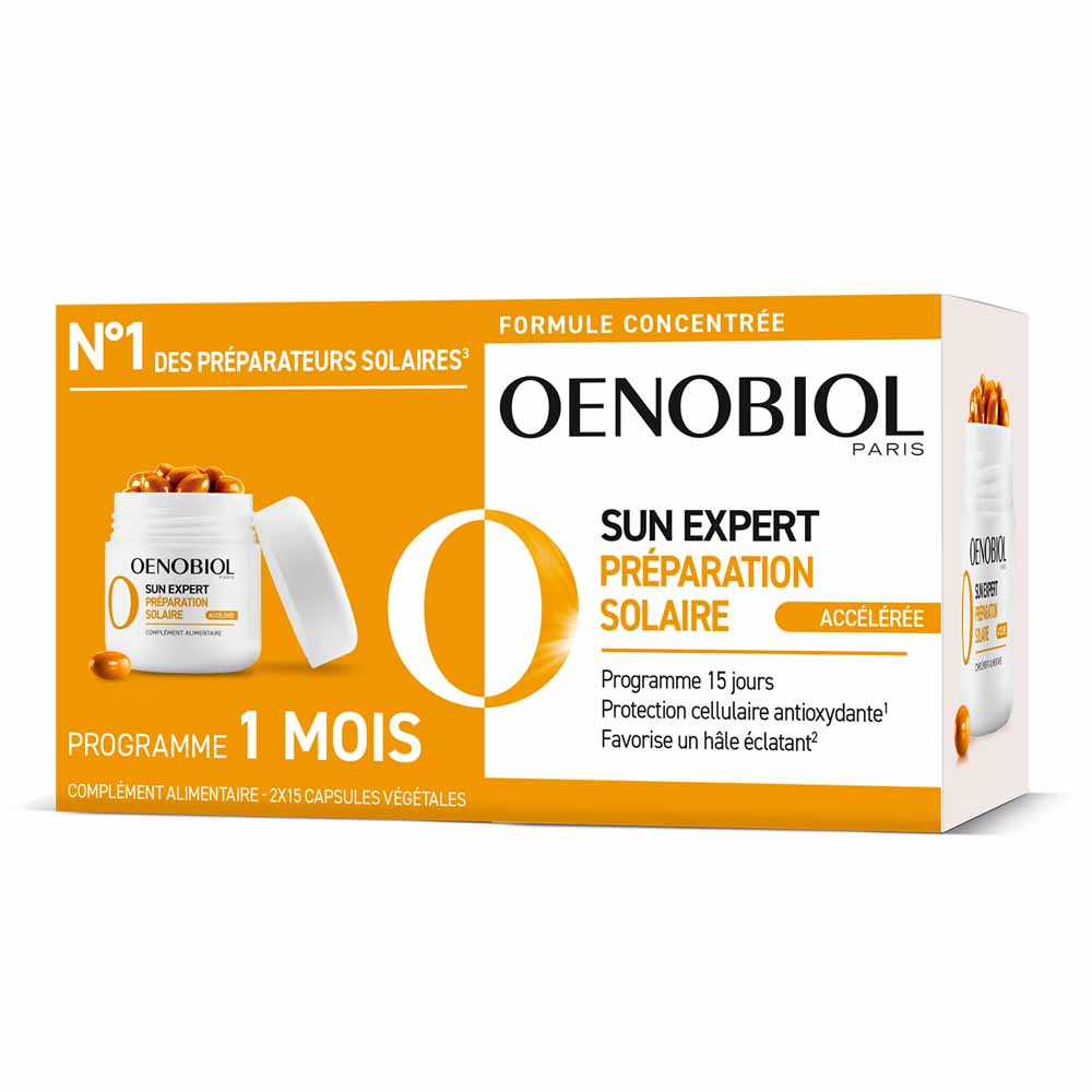 Oenobiol Sun Expert Preparador solar acelerado "" 2 x 15 cápsulas