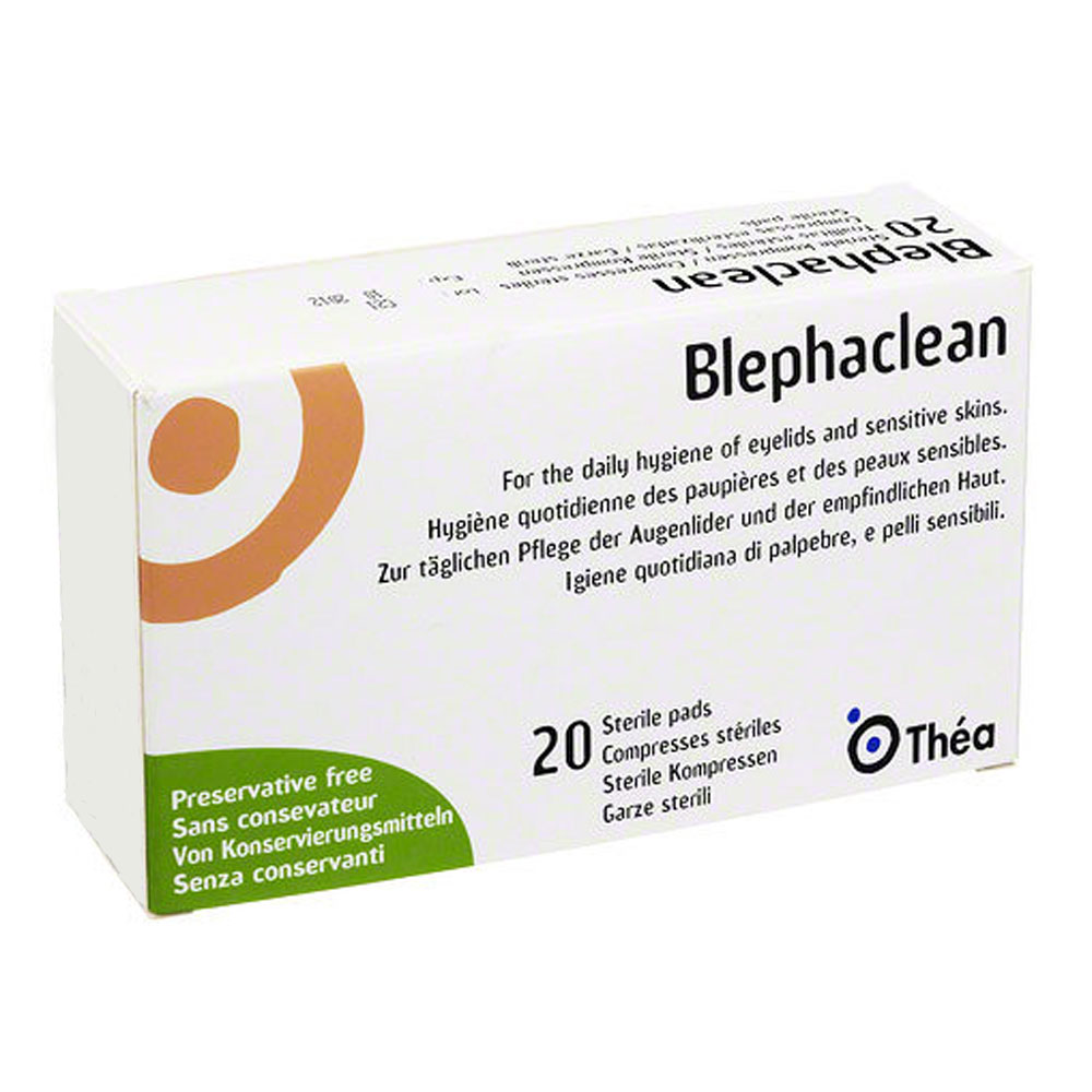 Thea Blephaclean Compresas estériles preimpregnadas para párpados X20