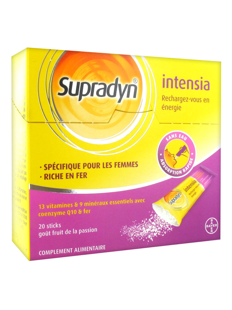 Supradyn Intensia caja de 20 sticks 20 sticks