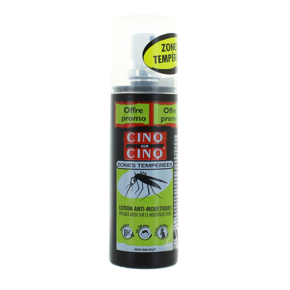 Cinq Sur Cinq Spray zonas templadas loción anitmosquitos 100ml
