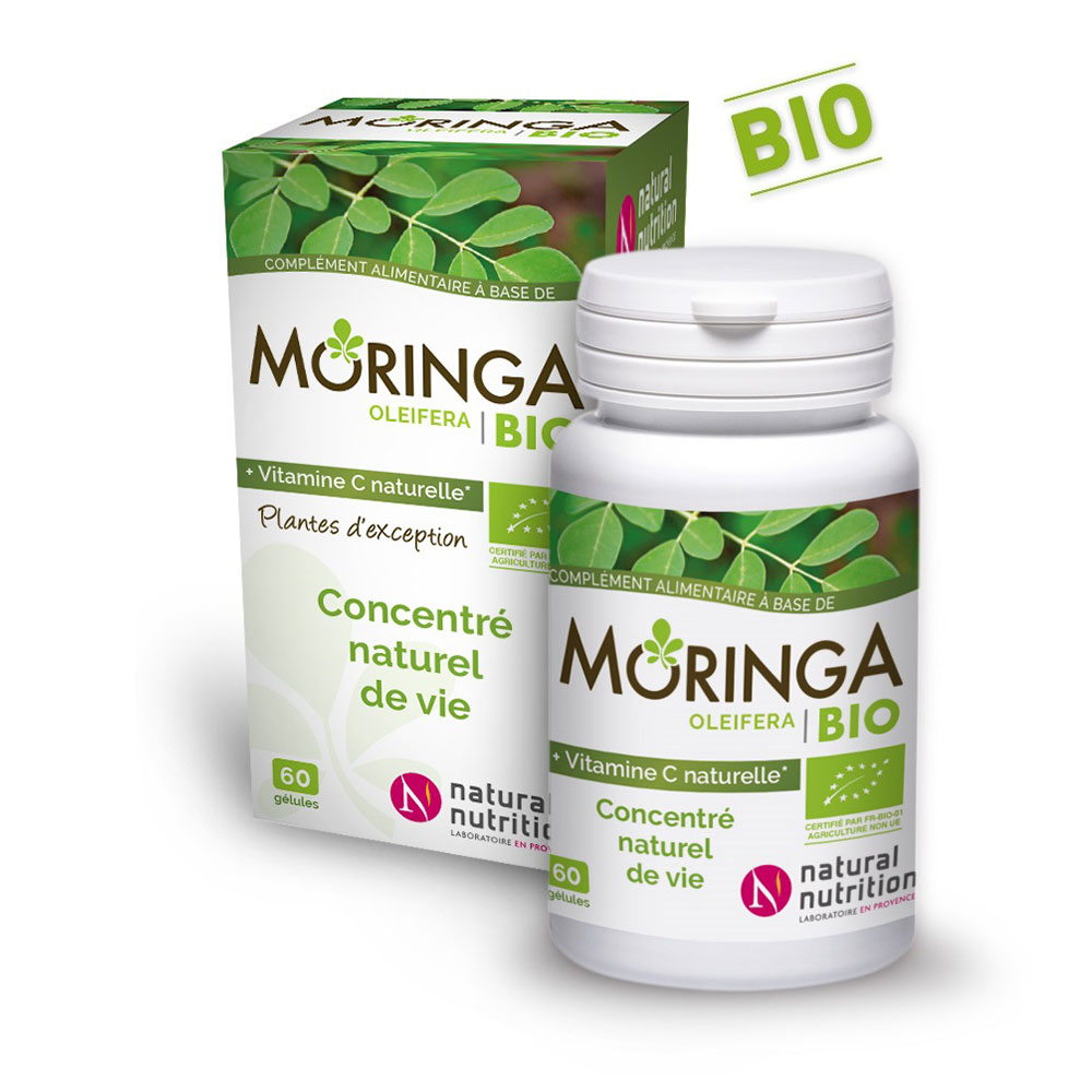 Natural Nutrition Moringa Bio 60 Capsulas
