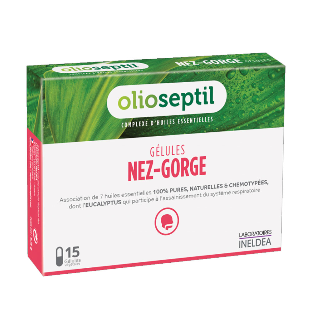 Olioseptil Nariz y garganta 15 cápsulas vegetales
