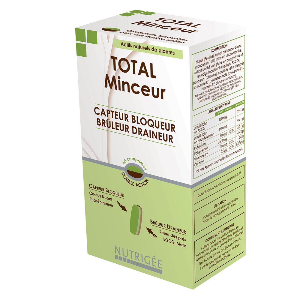 Nutrigée Minceur total 60 Comprimidos