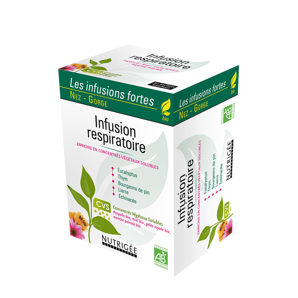 Nutrigée Infusión Respiración Bio 30 Bolsitas