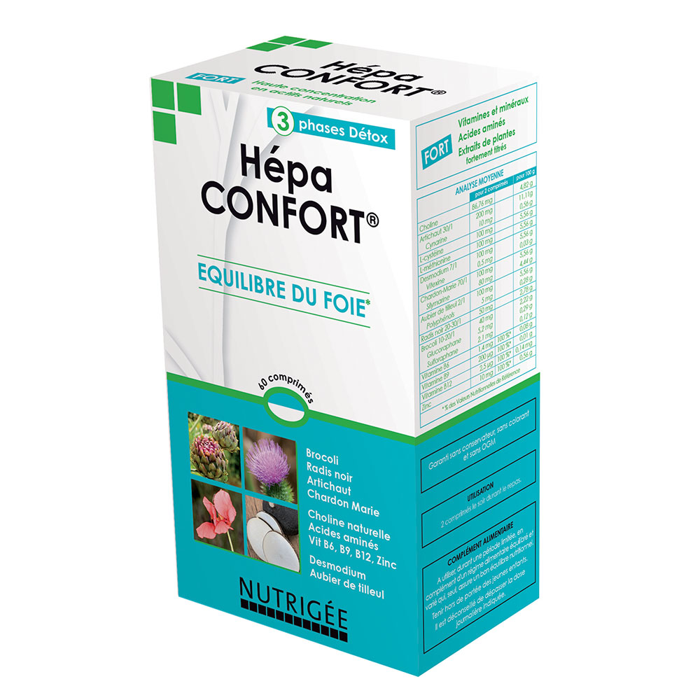 Nutrigée Hepa Confort 60 comprimidos