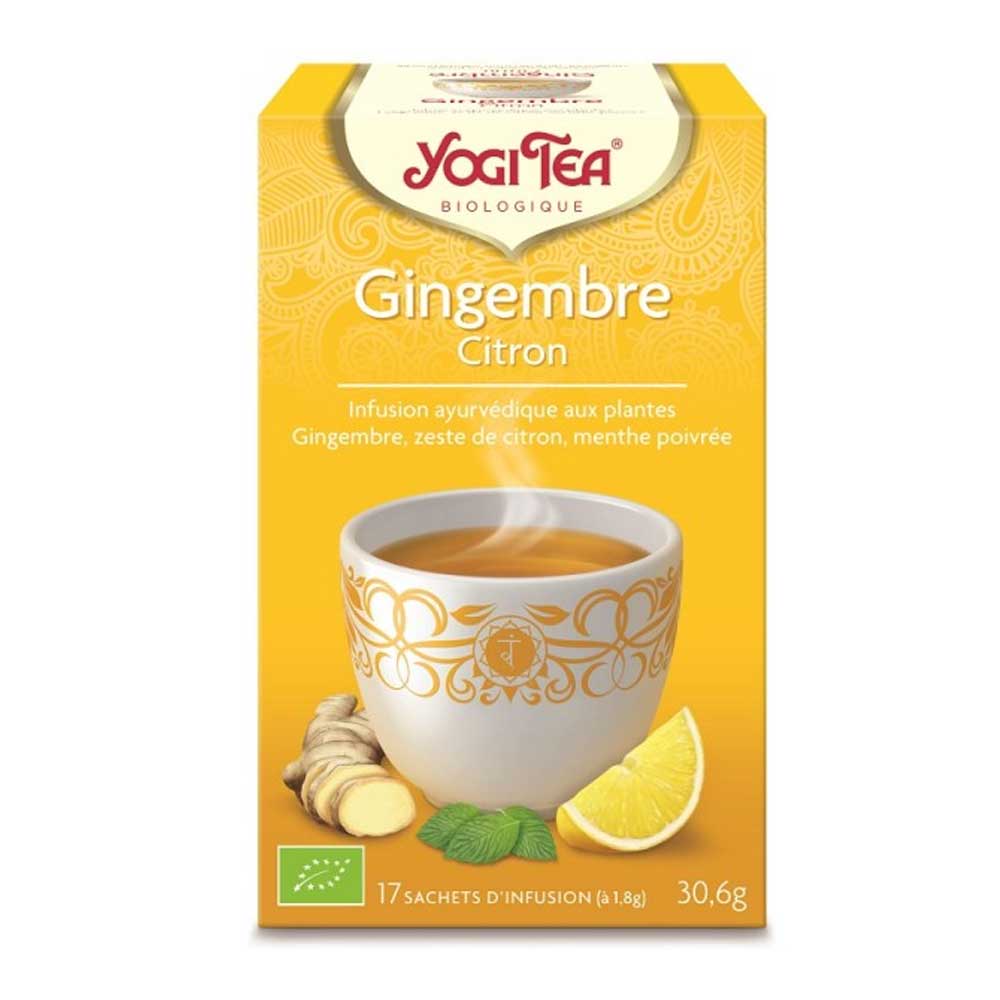 Yogi Tea Infusion Bio Jengibre Limon 17 Bolsitas