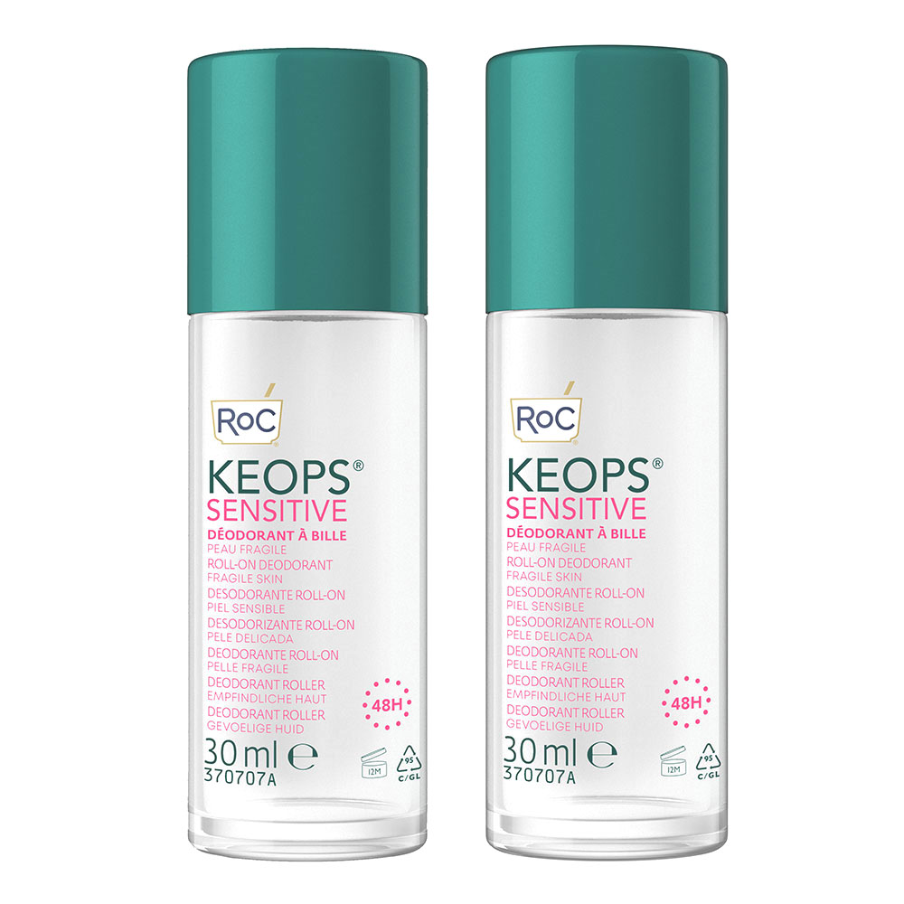 Roc Keops Desodorante roll-on piel frágil 2x30ml