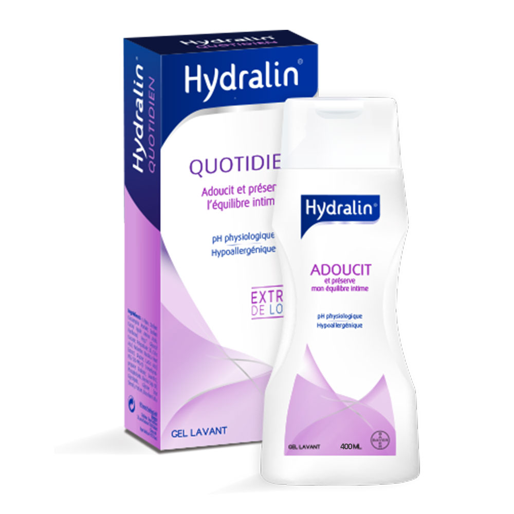 Hydralin Uso Diario Gel hipoalergénico Suaviza y conserva 400 ml