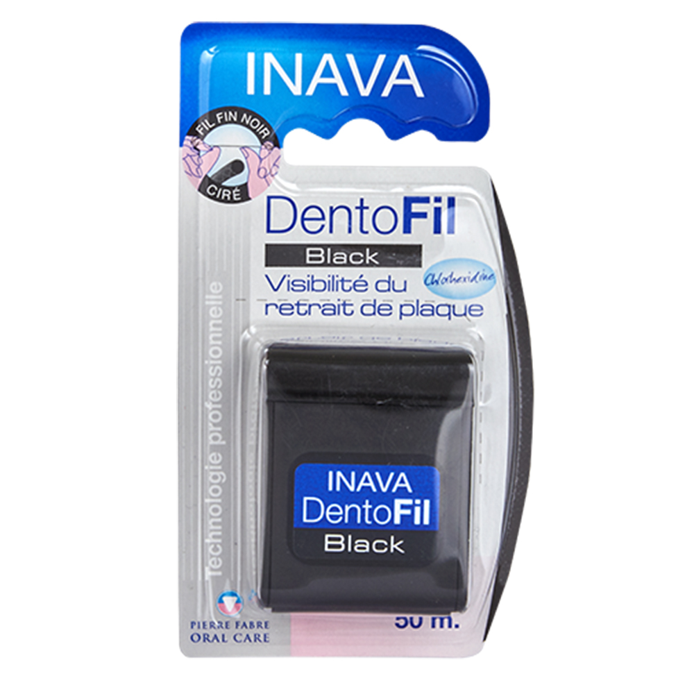 Inava Dentofil Cera Dental Fil Fin Negra 50m