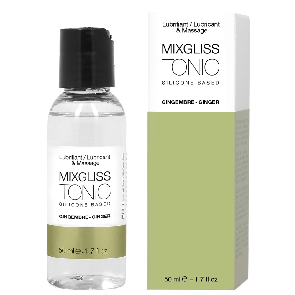 Mixgliss Tonic Lubrifiant Et Massage A Base De Silicone Gout Gingembre 50ml