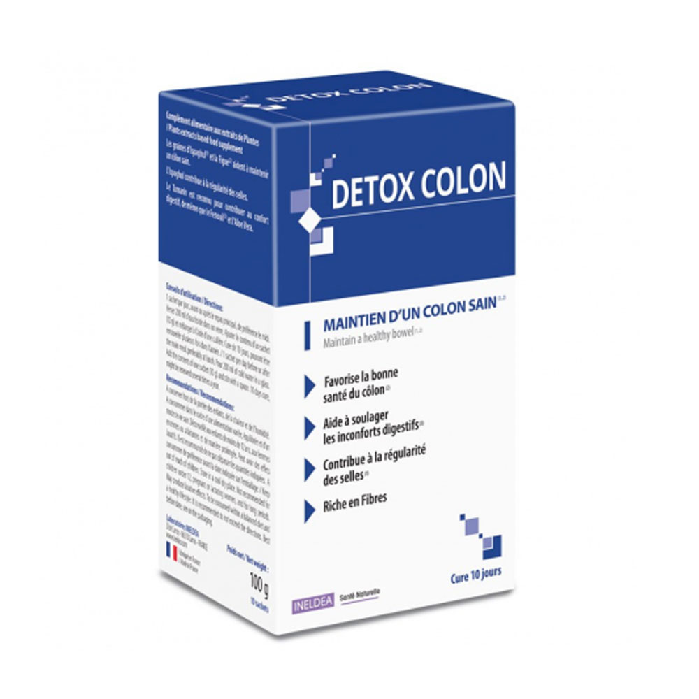 Ineldea Santé Naturelle Detox colon 10 sobres