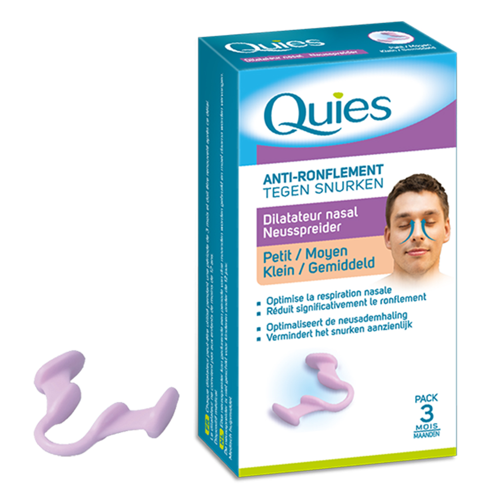 Quies Dilatador nasal antirronquidos pequeño - mediano