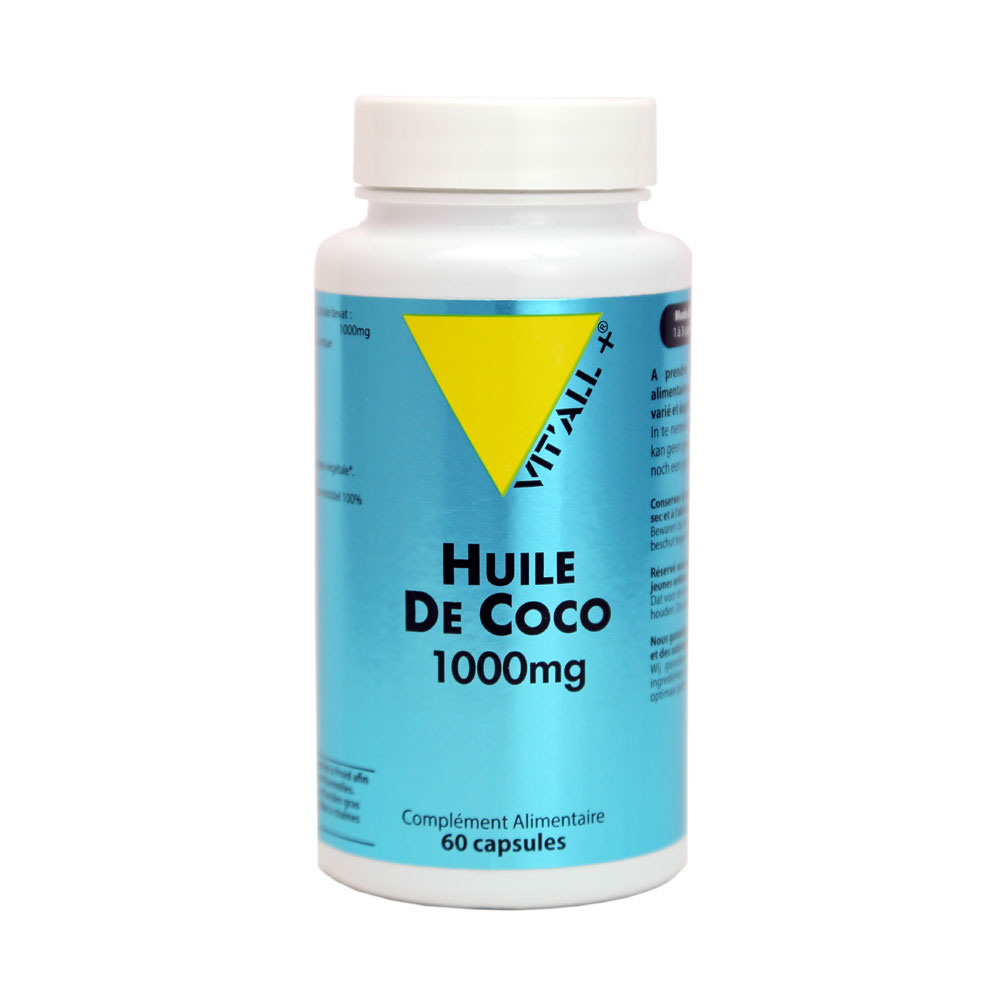 Vit'All+ Aceites de coco 1000mg 60 cápsulas