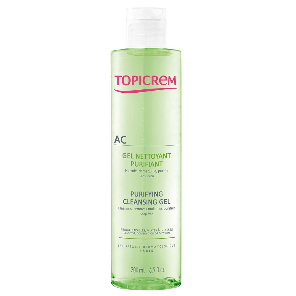 Topicrem AC Pieles Mixtas a Grasas Gel Limpiador Purificante 200ml