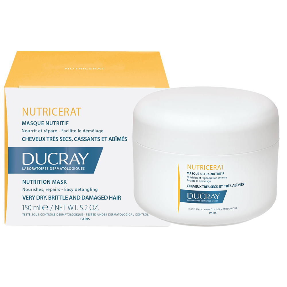 Ducray Nutricerat Mascarilla nutritiva cabello muy seco quebradizo y dañado 150ml