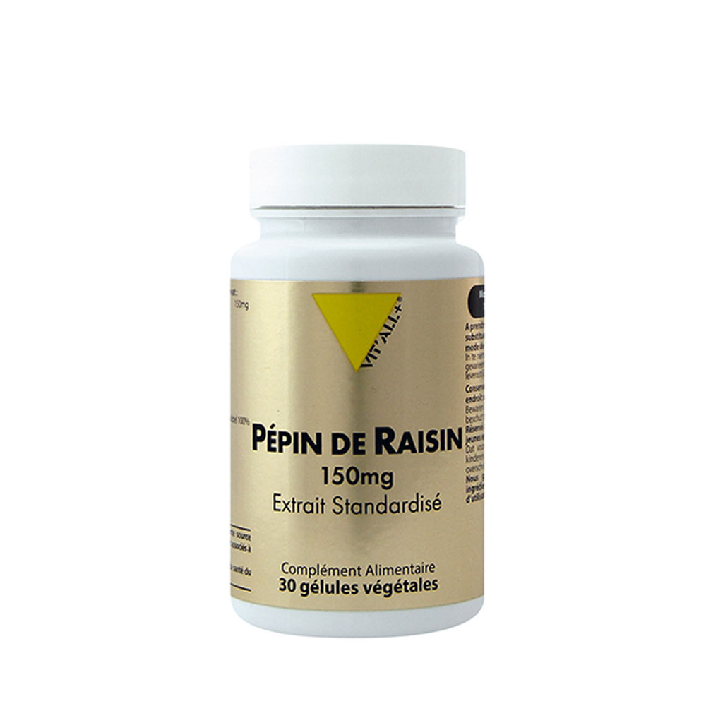 Vit'All+ Pepitas de uva 150 mg 30 cápsulas