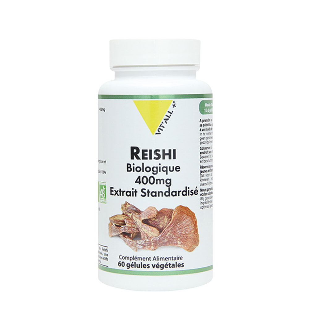 Vit'All+ Reishi ecológico 400 mg 60 cápsulas
