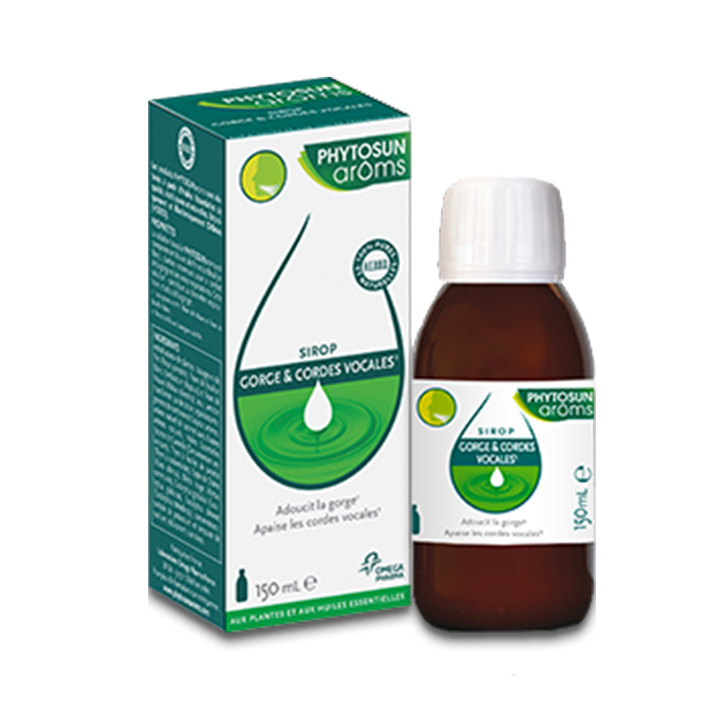 Phytosun Aroms Jarabe para garganta y cuerdas vocales 150 ml