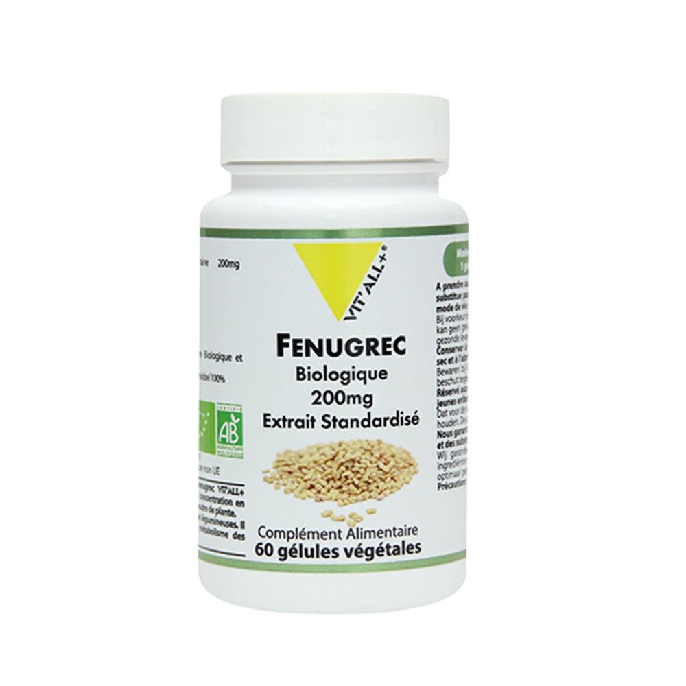 Vit'All+ Fenugreco 200 mg 60 cápsulas