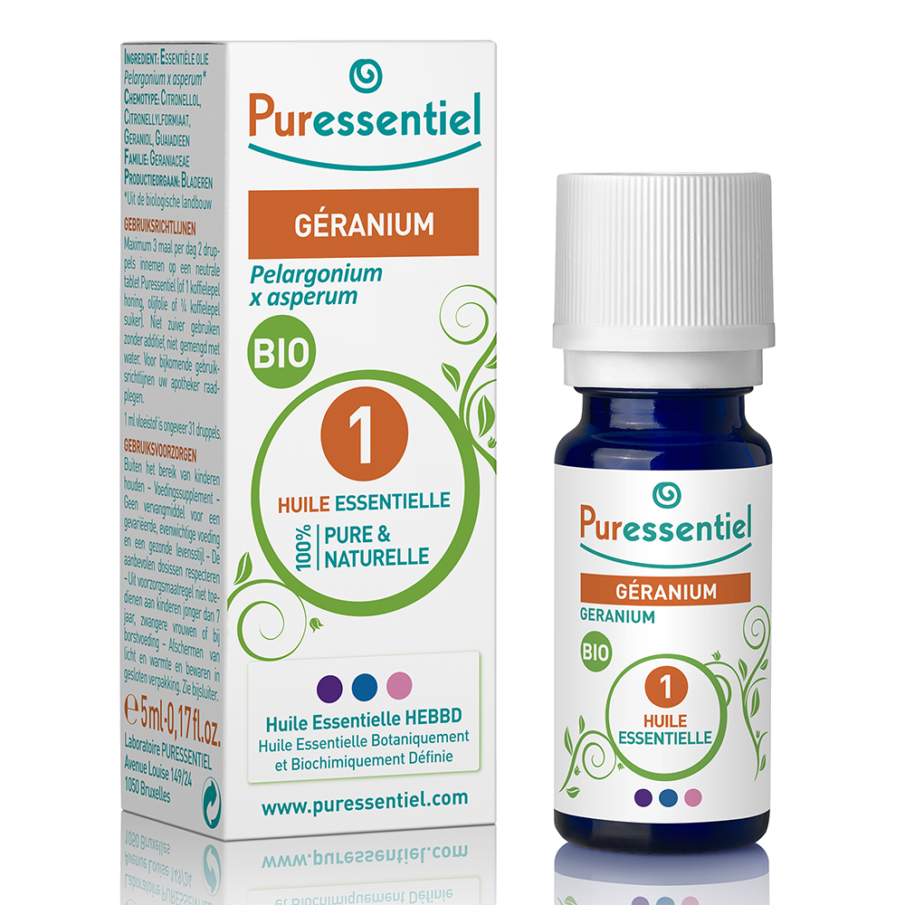 Puressentiel Aceites Esenciales Geranium Bio 5 ml