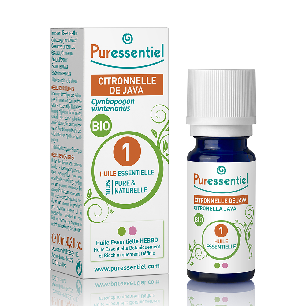 Puressentiel Aceites Esenciales Aceites Esenciales Citronela De Java Bio 10 ml