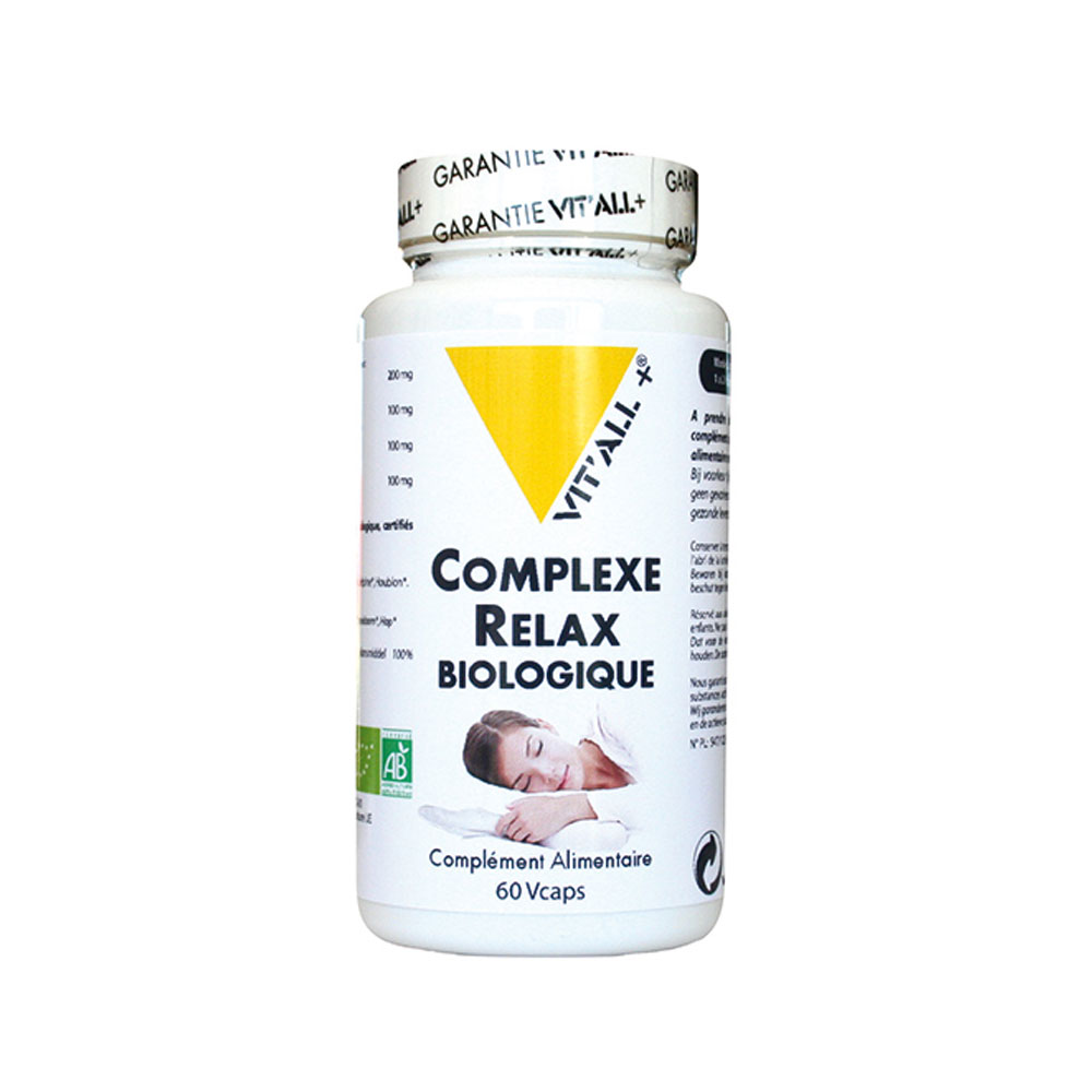 Vit'All+ Complejo Relajante Orgánico 60 cápsulas