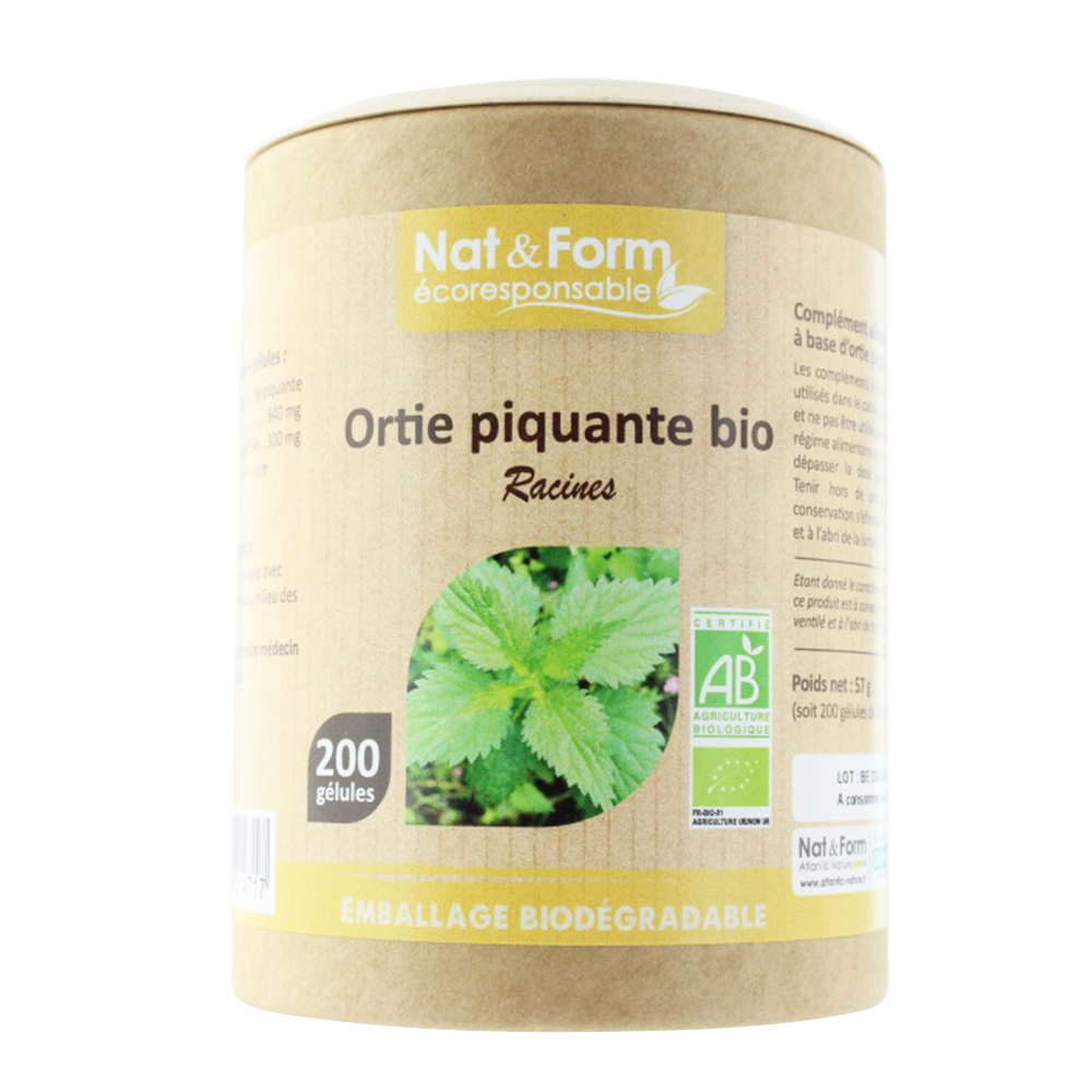 Nat&Form Ortiga Raíz Ecológica 200 Cápsulas