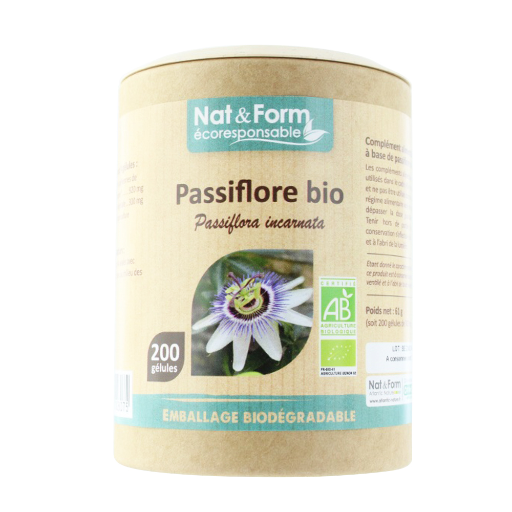 Nat&Form PASSIFLORE BIO 200 cápsulas