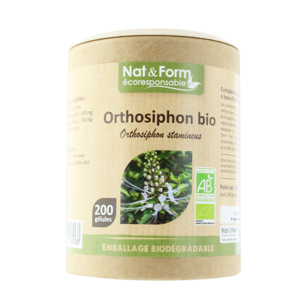 Nat&Form ORTOSIFÓN BIO 200 cápsulas
