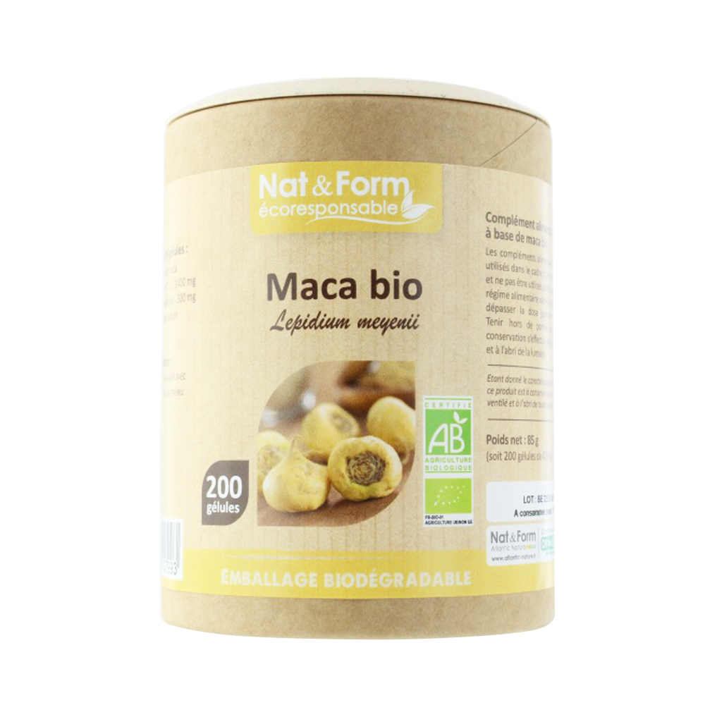 Nat&Form Maca de Perú 200 cápsulas