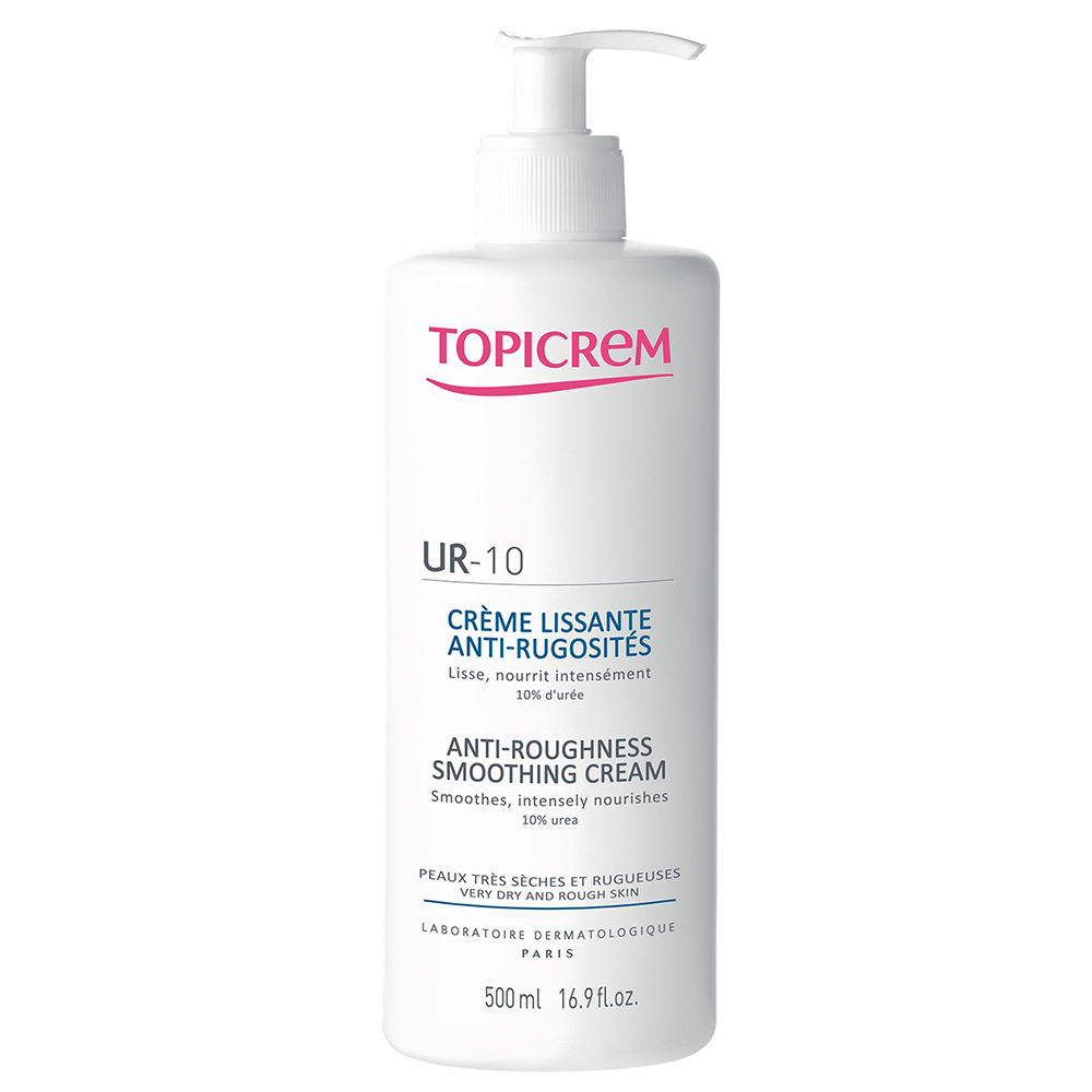 Topicrem Ur Dempo-Específico UR-10 Crema Corporal Alisadora Anti Rugosidades Piel Muy Seca -10 Peaux Tres Seches 500ml