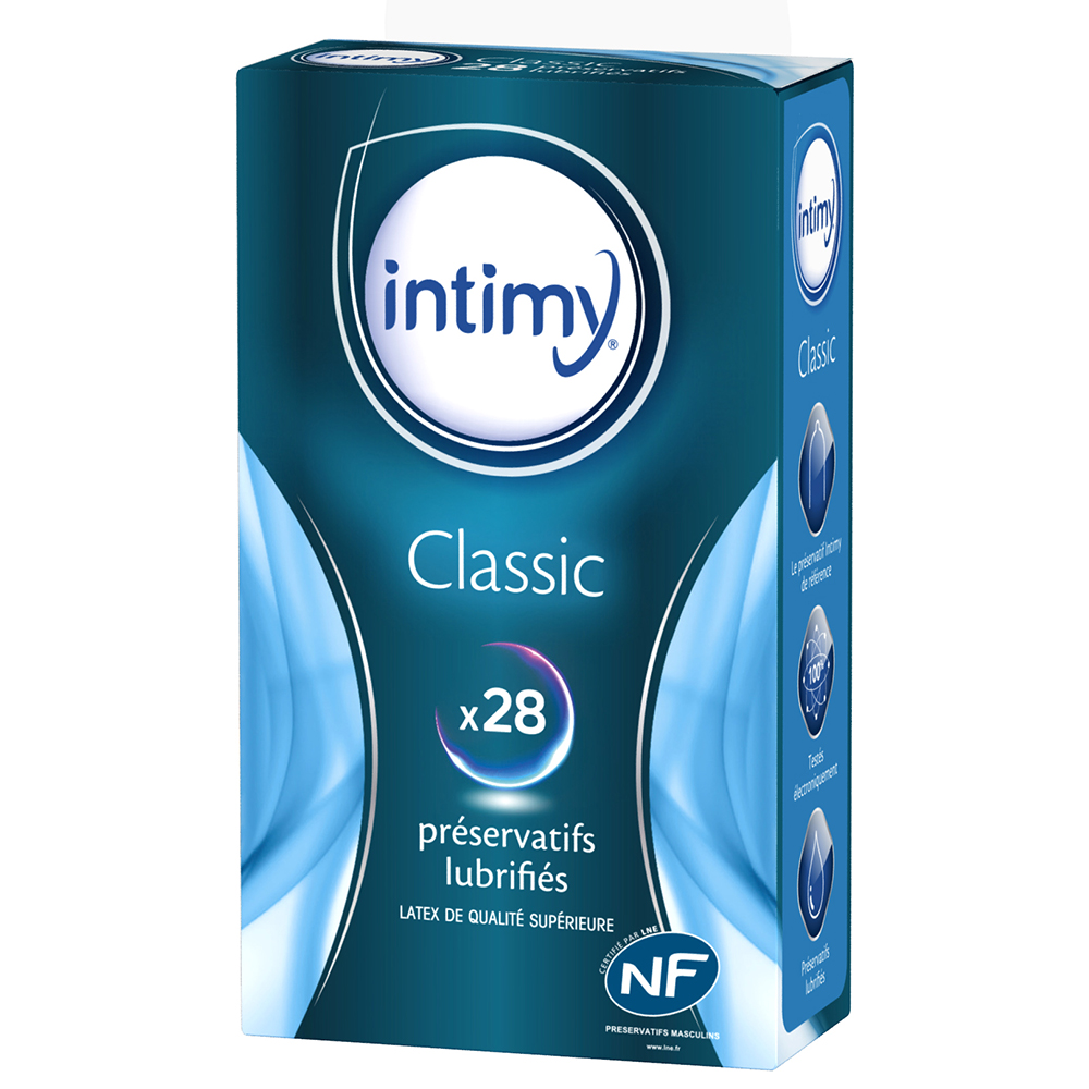 Intimy Classic Preservativos lubricados x28