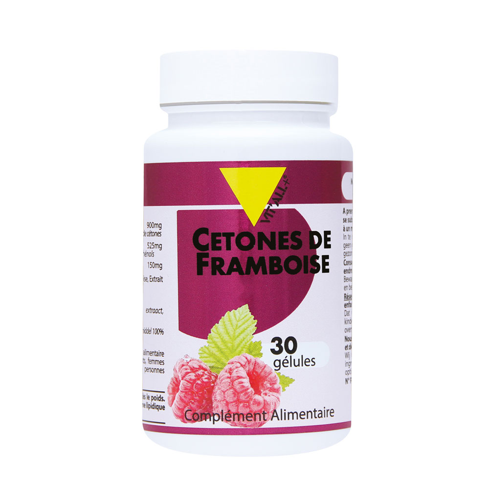 Vit'All+ Cetona de frambuesa 30 cápsulas