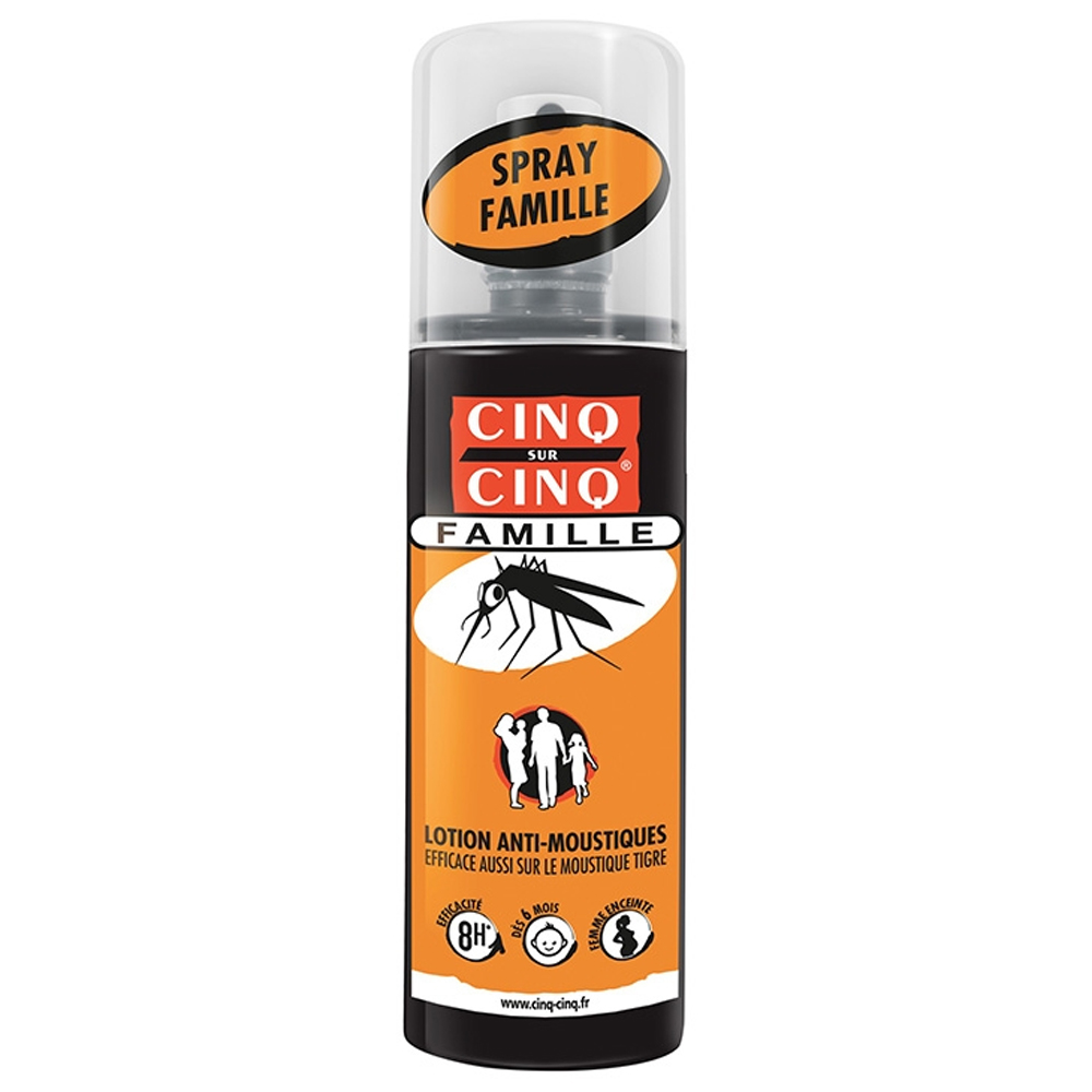Cinq Sur Cinq Spray Familia loción antimosquitos a partir de 6 meses 100ml