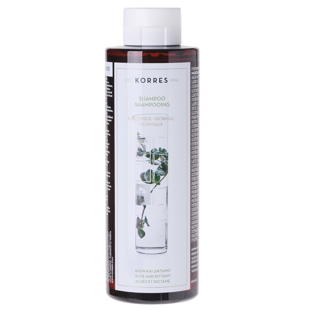 Korres Champu Cabello Normal Uso Frecuente Aloe Y Dictamo 250ml