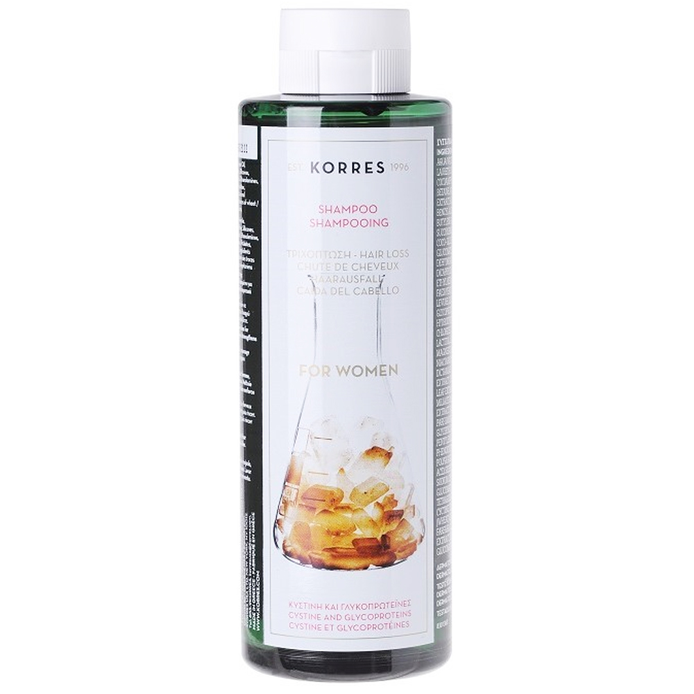 Korres Champu Anticaida Para Mujeres Cisteina Y Glicoproteinas 250ml