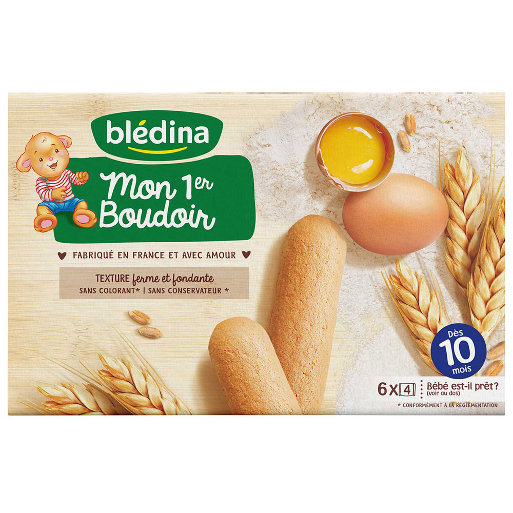 Blédina Mon 1er Boudoir Des 10 Mois 6 Bolsitas De 4 Boudoirs
