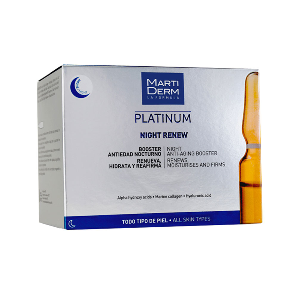 Martiderm Platinum Night Renew 10 Ampollas 2ml