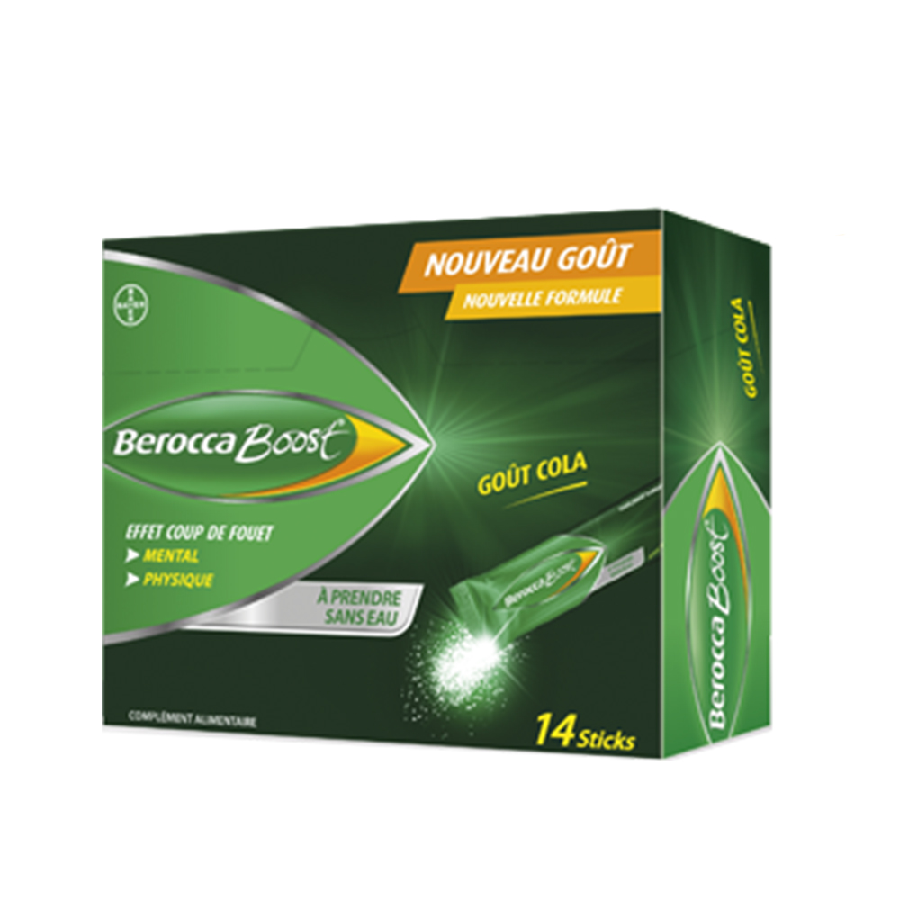 Bayer Berocca Boost sabor cola 14 sticks