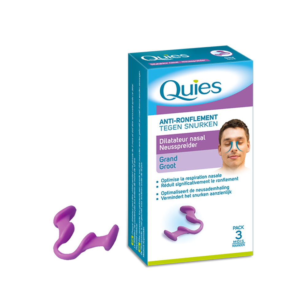 Quies Dilatador nasal antirronquidos pack grande 3 meses x1