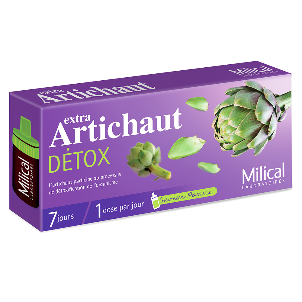 Milical Extra Alcachofa 7 Dias Saveur Pomme 7 Jours 7 Doses de 10ml
