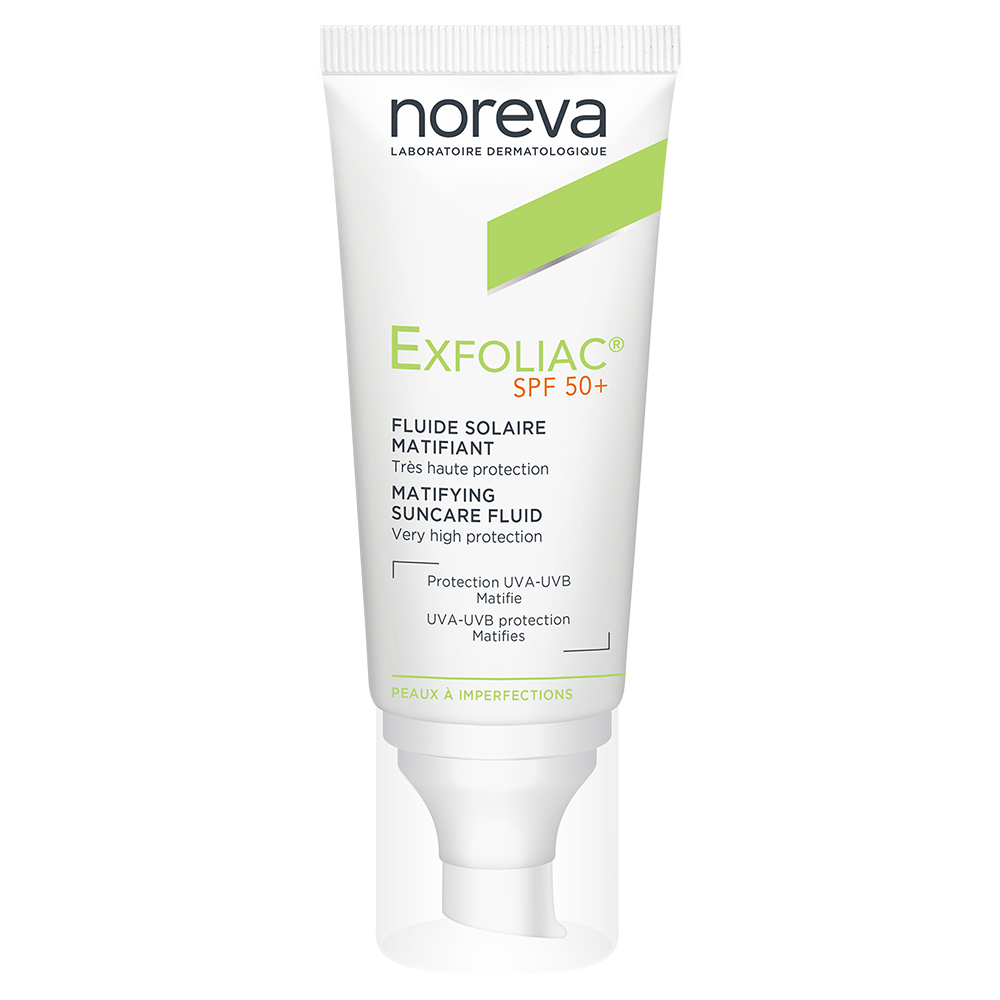 Noreva Exfoliac Fluido Solar Spf50+ 40ml