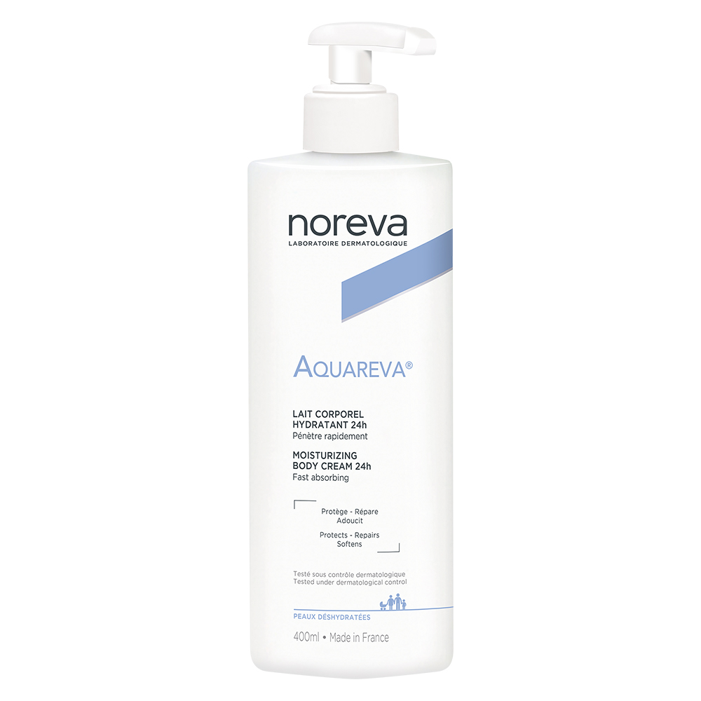 Noreva Aquareva Leche Corporal Hidratante Pieles Deshidratadas Peaux Déshydratées 400ml
