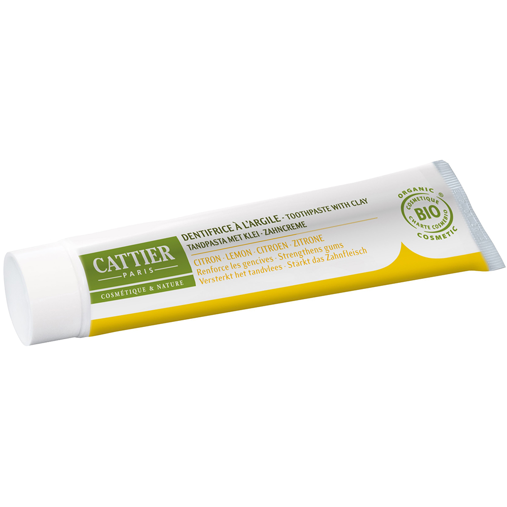 Cattier Dentífricos Dentargile Dentifrico Con Aceite Esencial De Limon Bio 75ml