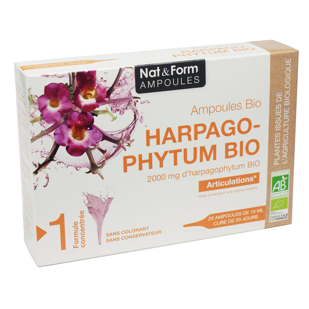 Nat&Form Harpagophytum bio 20 ampollas