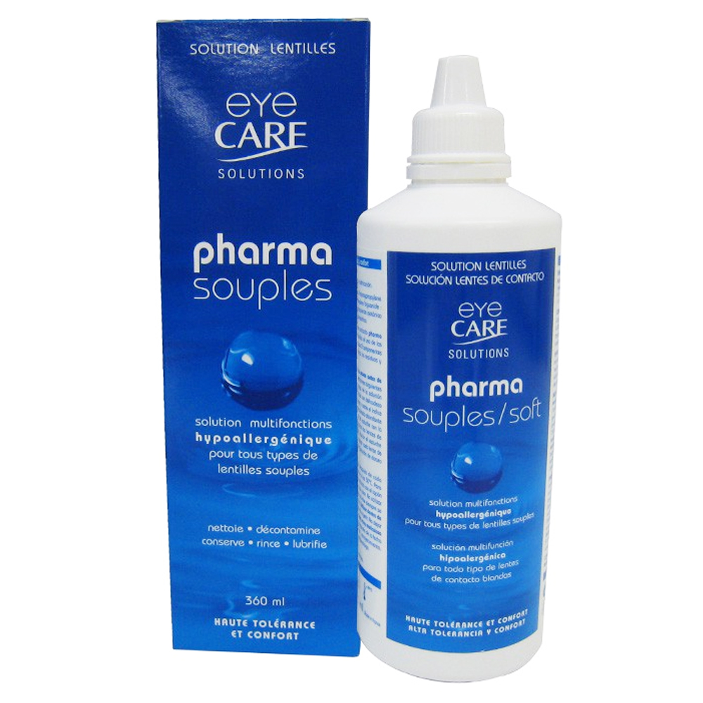 Eye Care Solution Solución limpiadora multifuncional para lentes blandas 360 ml