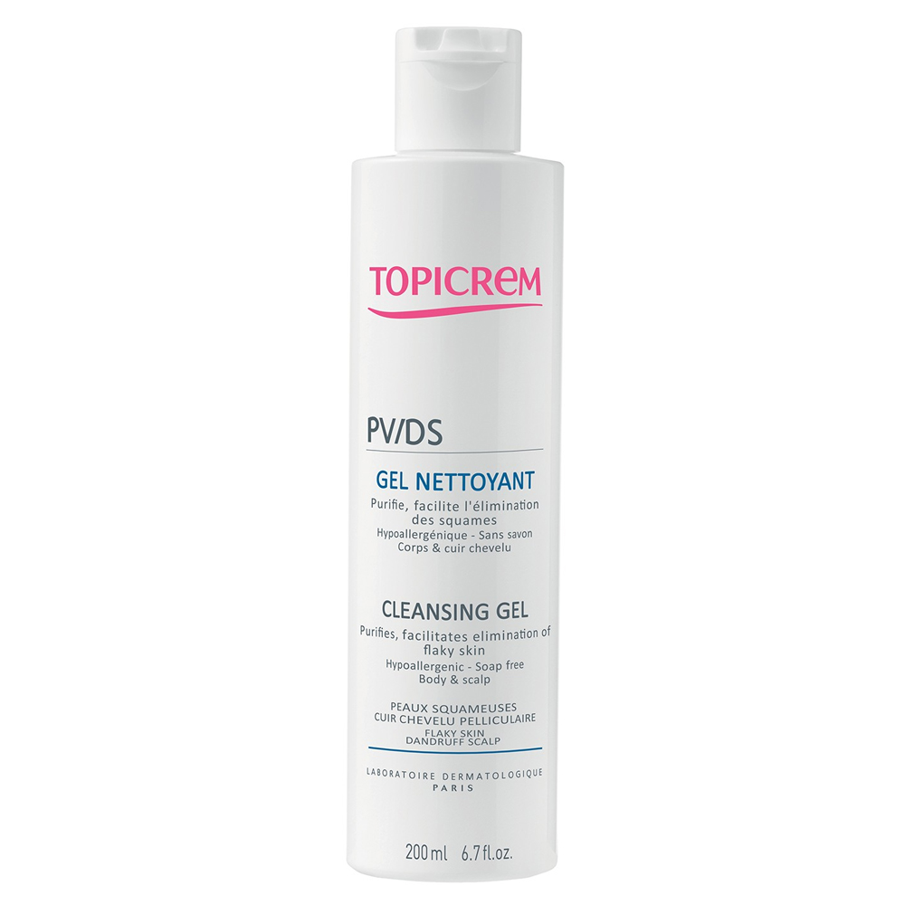 Topicrem PV/DS Pv/ds Gel Limpiador Pieles Escamosas Y Cuero Cabelludo Con Caspa 200ml