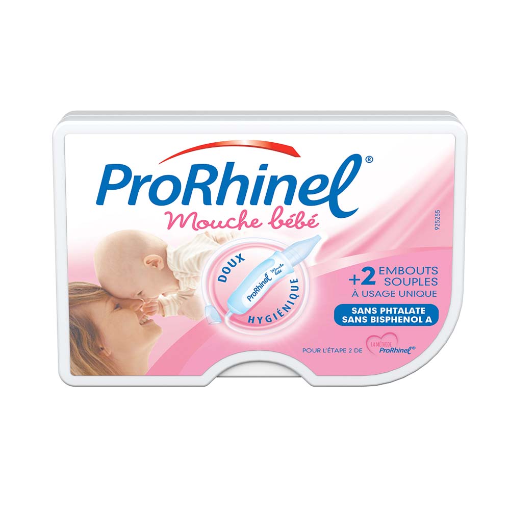 Prorhinel Novartis Descongestion Bebe Ergonomico + 2 Canulas Desechables
